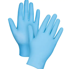 Blue 3ML Nitrile Examination Gloves